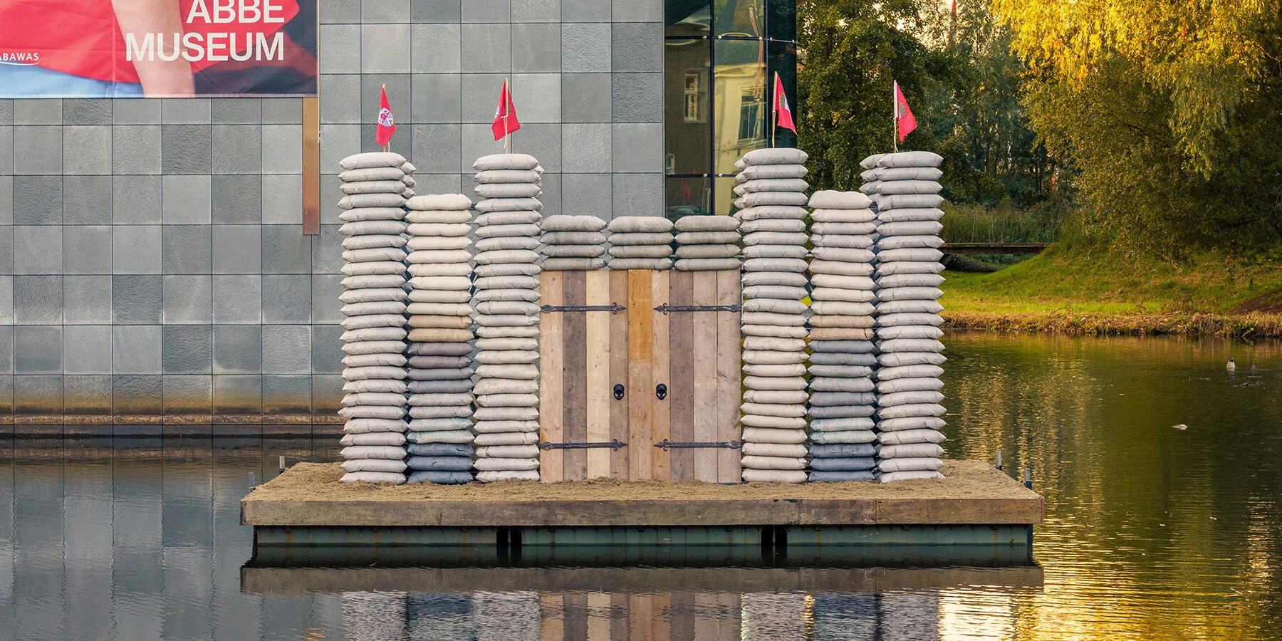 concrete installation showcasing low-carbon alternatives
