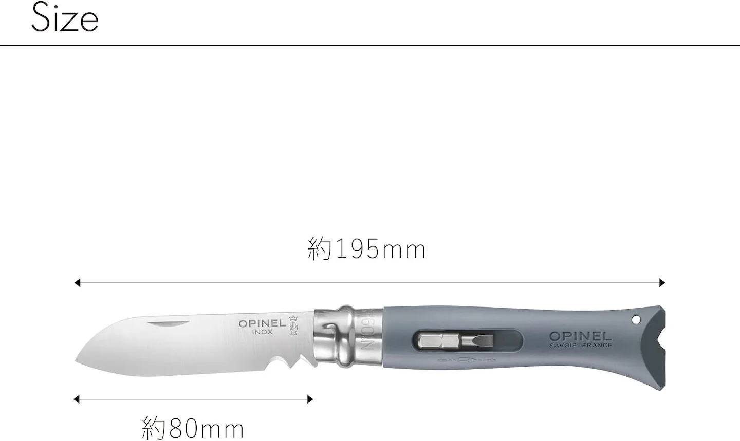 Opinel No.09 DIY Stainless Steel Folding Pocket Knife and Multi Tool 7