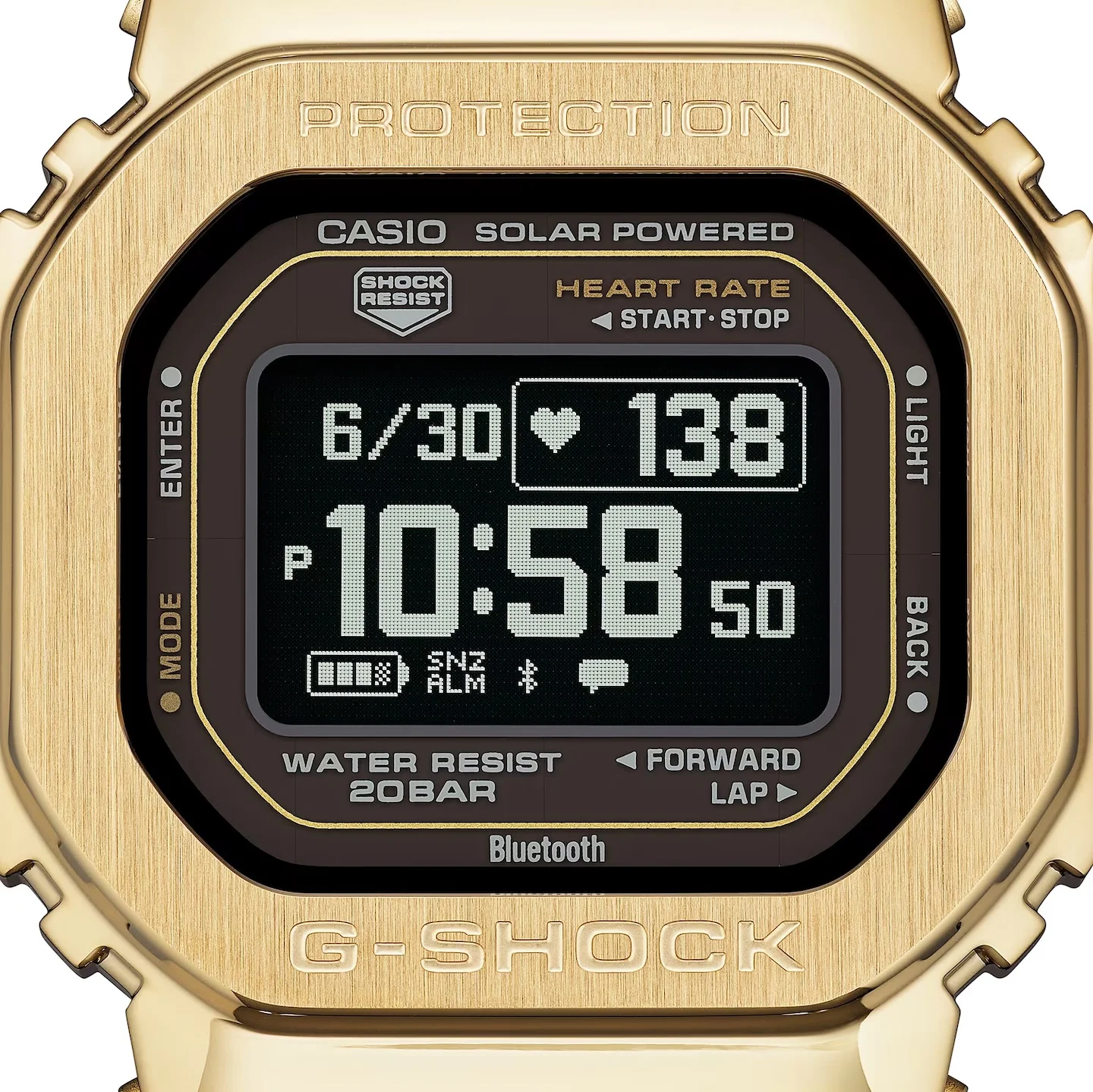 卡西欧 G-SHOCK GM-H5600-9 MIP 显示屏